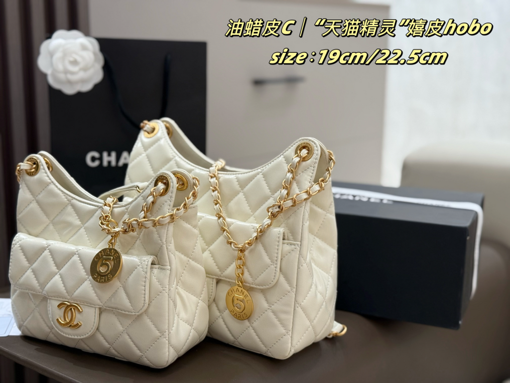 Black/White Handbag for Women 22.5x8x20.5cm CEM267