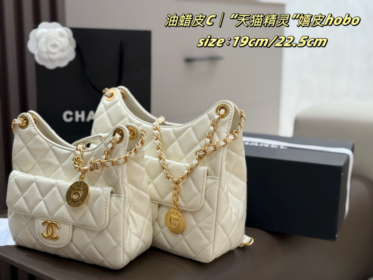 Black/White Handbag for Women 22.5x8x20.5cm CEM267