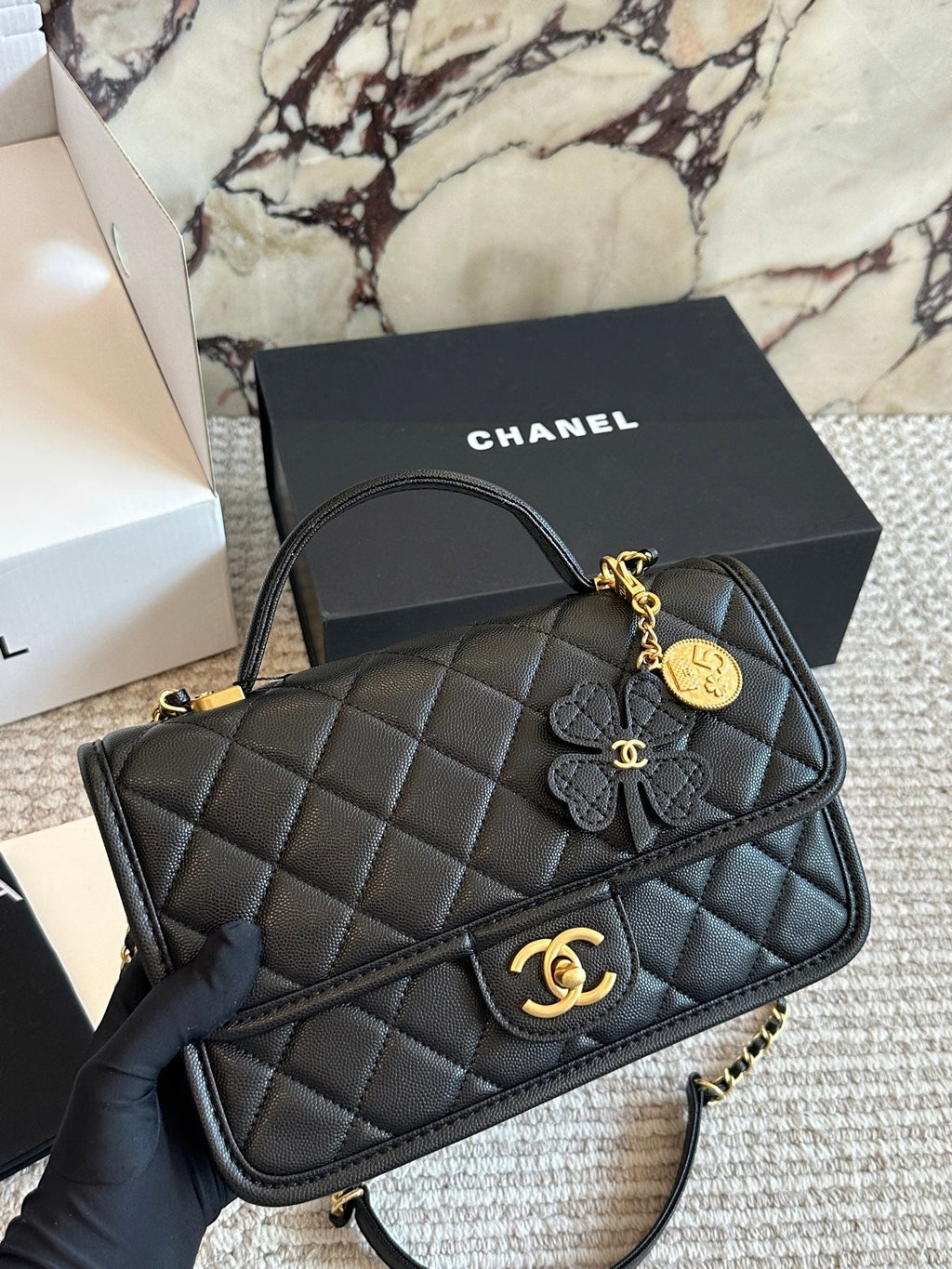 Mini Black Bag for Women 25*13cm CEM239