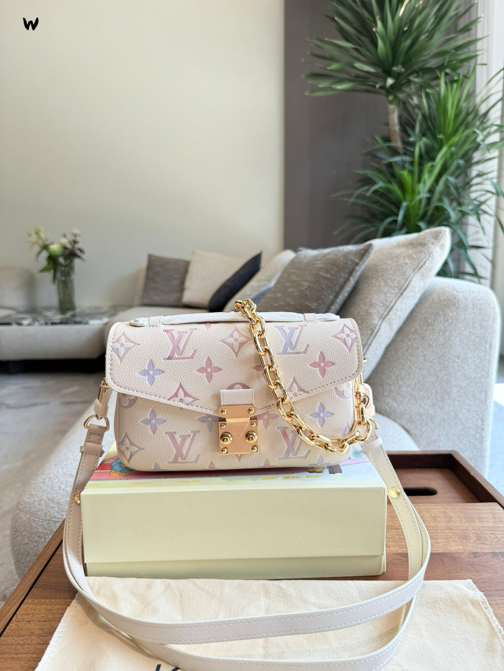 Designer Clash Color Crossbody Bag for Women LEM252
