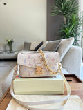 Designer Clash Color Crossbody Bag for Women LEM252