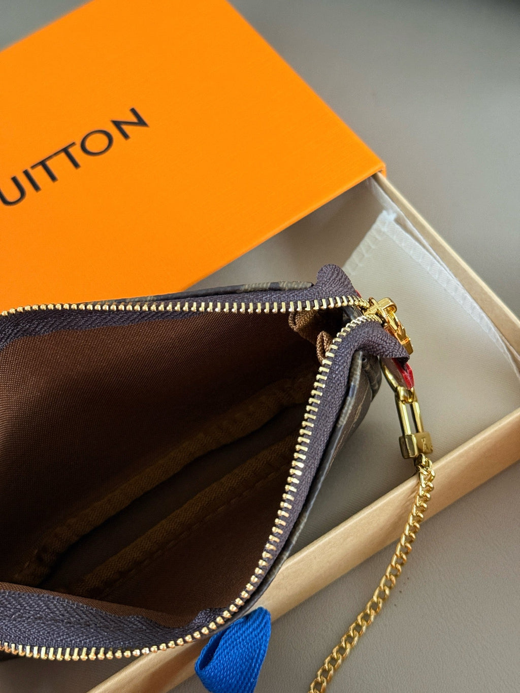 Designer Clash Color Crossbody Bag for Women 10*4cm LEM253