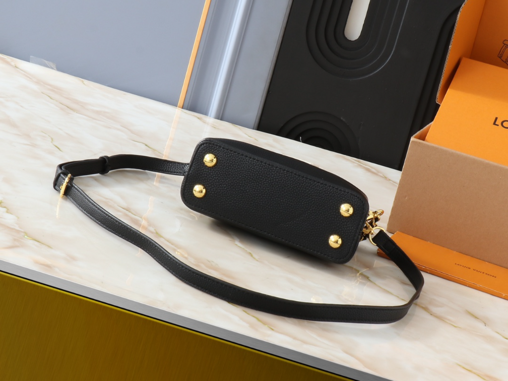Black/White Handbag for Women 31.5x20.0x11.0cm LEM512