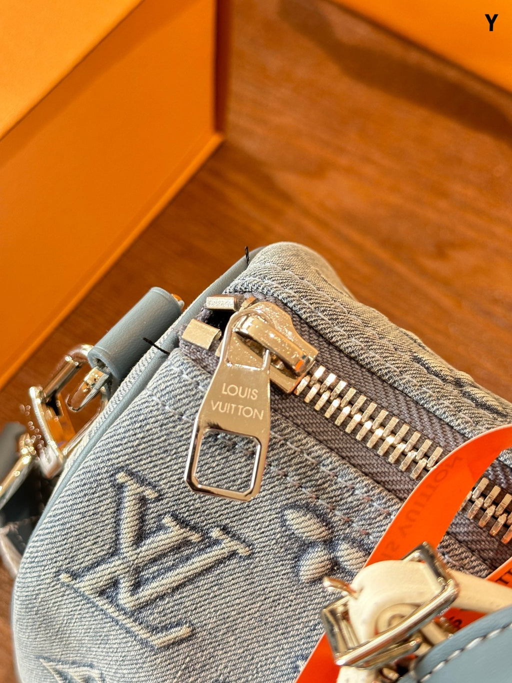 Designer Blue Handbag for Women LEM362