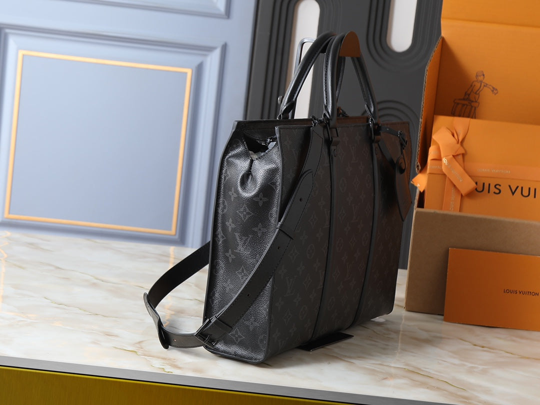 Black/Brown Bag for Women 31*39*8.5cm LEM330