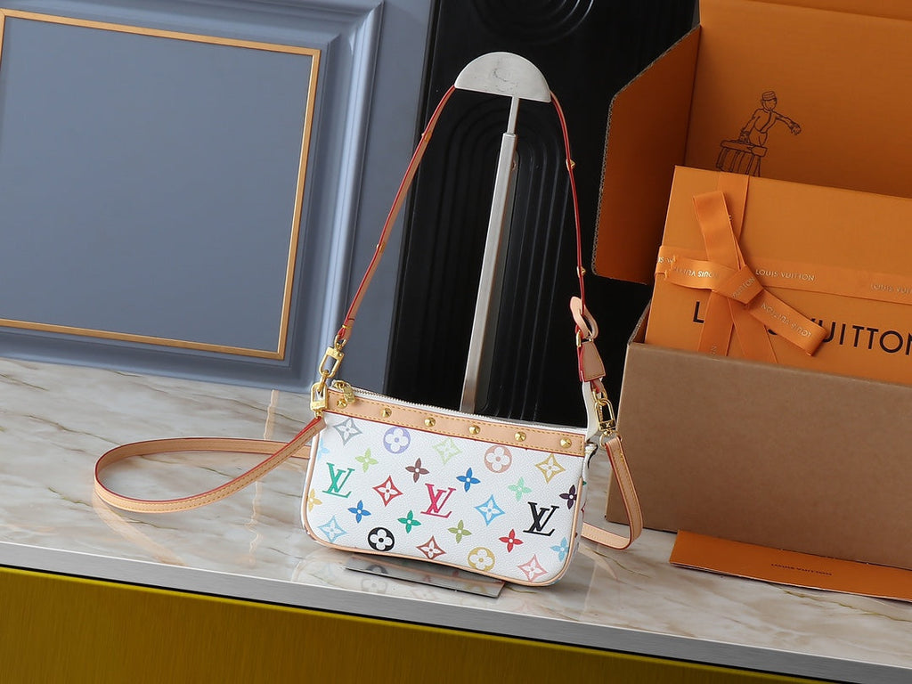 Designer Clash Color Crossbody Bag for Women 22.0x13.0x4.0cm LEM248