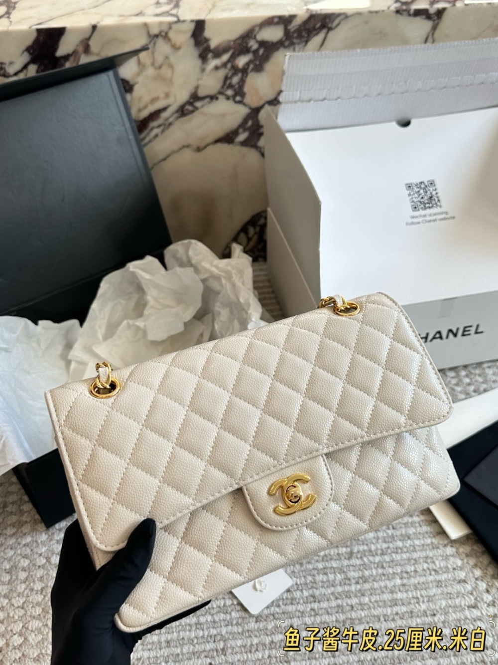 Gold/Silver Bag for Women 25*16cm CEM317