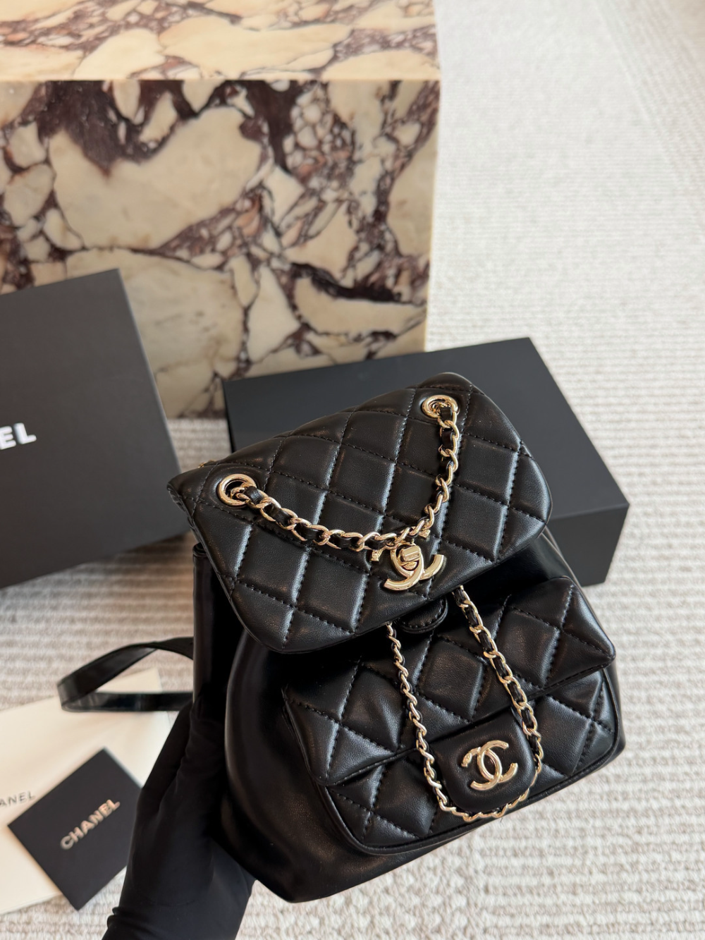 Black/White Bag for Women 18*20cm CEM300