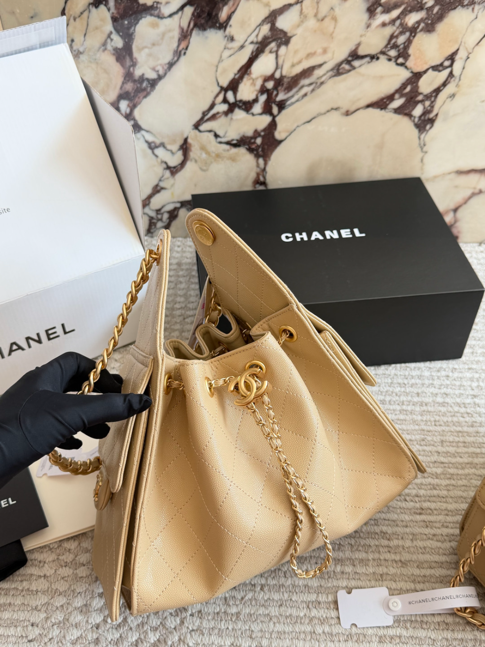 Khaki Bag for Women 25cm CEM329