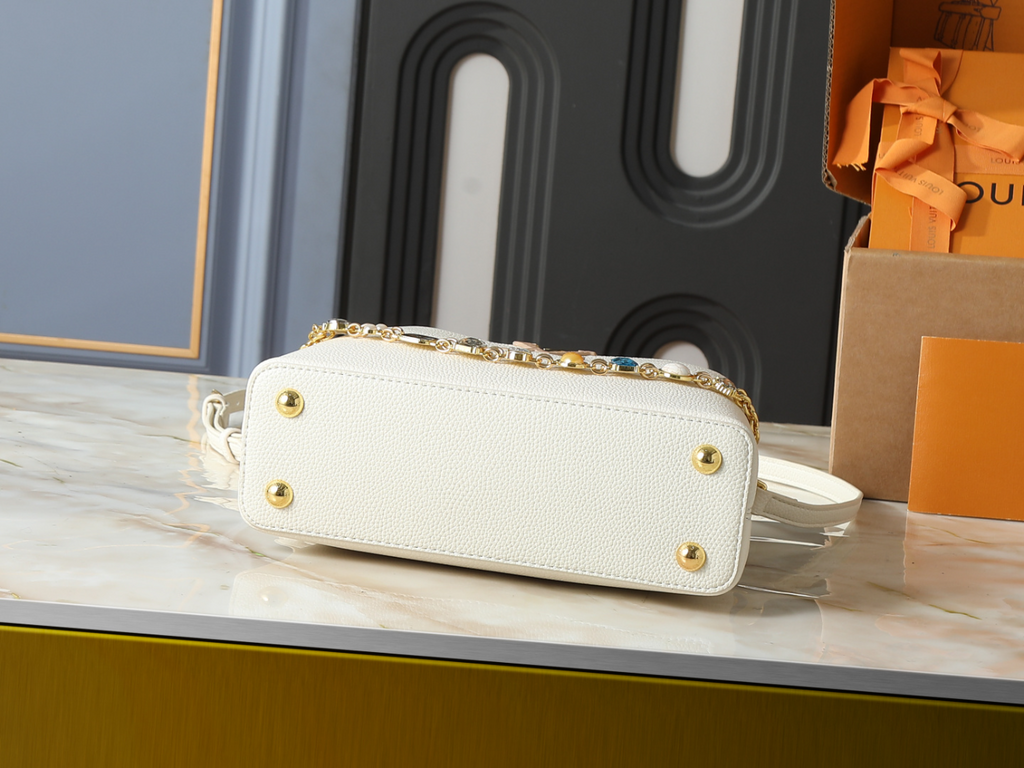 White Bag for Women 27.0x17.3x9.0cm LEM511