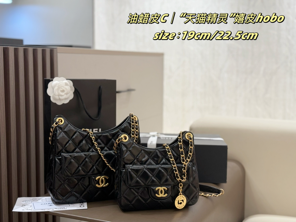 Black/White Handbag for Women 22.5x8x20.5cm CEM267