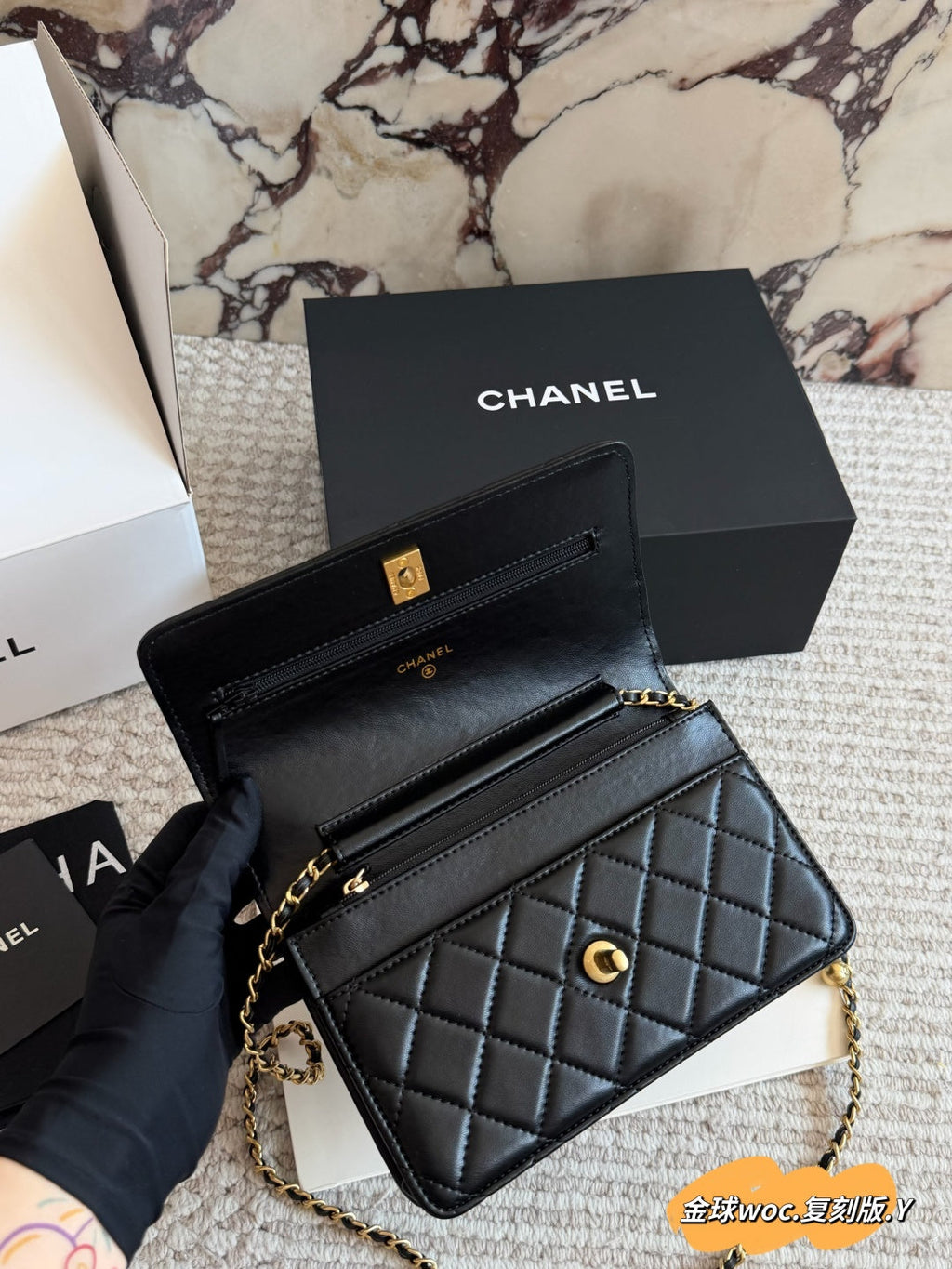 Designer Black Crossbody Bag for Women 20*13cm CEM246