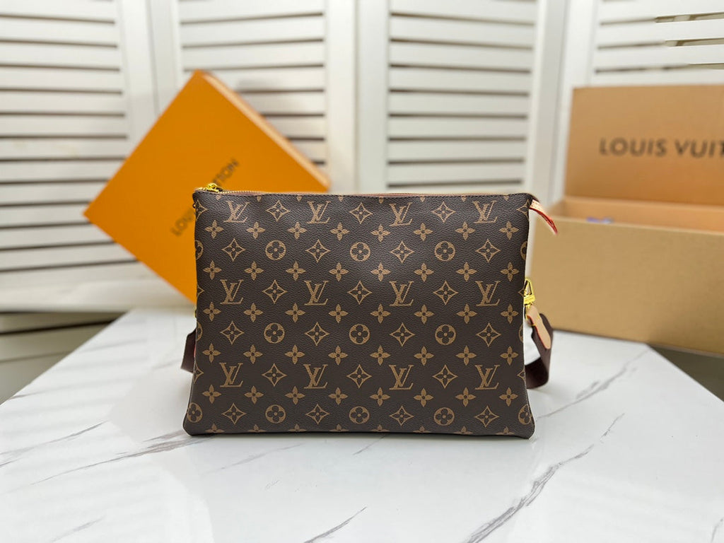 Brown Bag for Women 34x24x12cm LEM112
