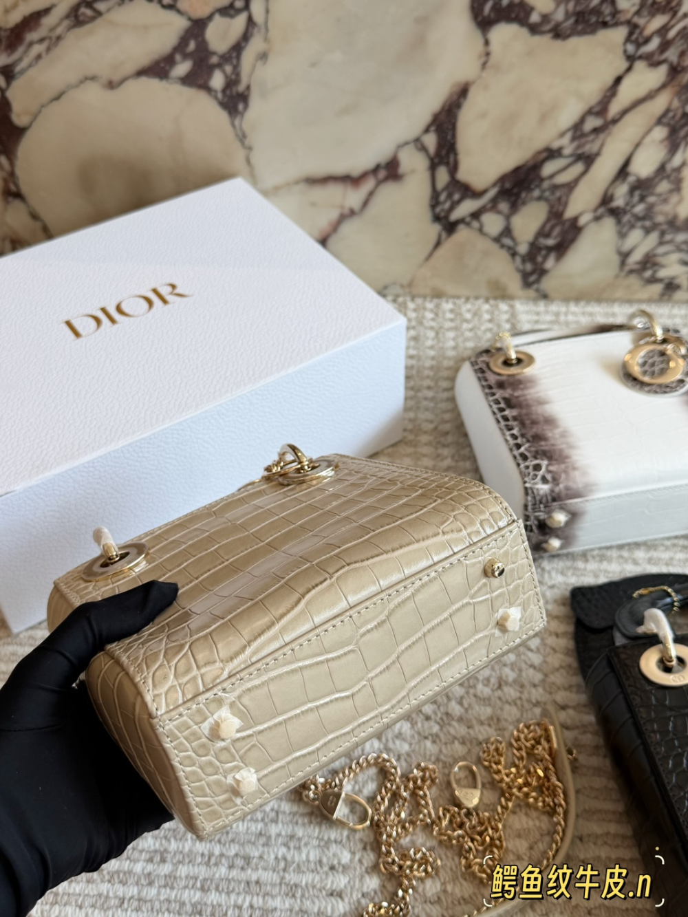 Black/White Bag for Women 17cm DEM323