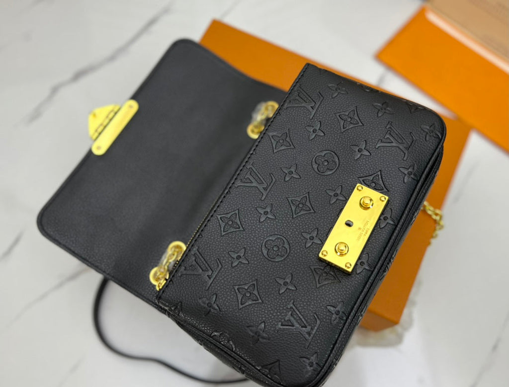 Black Bag for Women 24.5x15x6.5cm LEM76