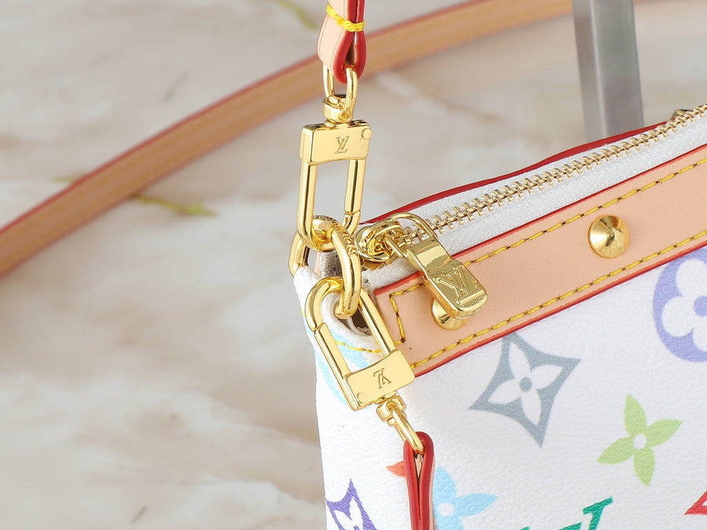 Designer Clash Color Crossbody Bag for Women 22.0x13.0x4.0cm LEM248
