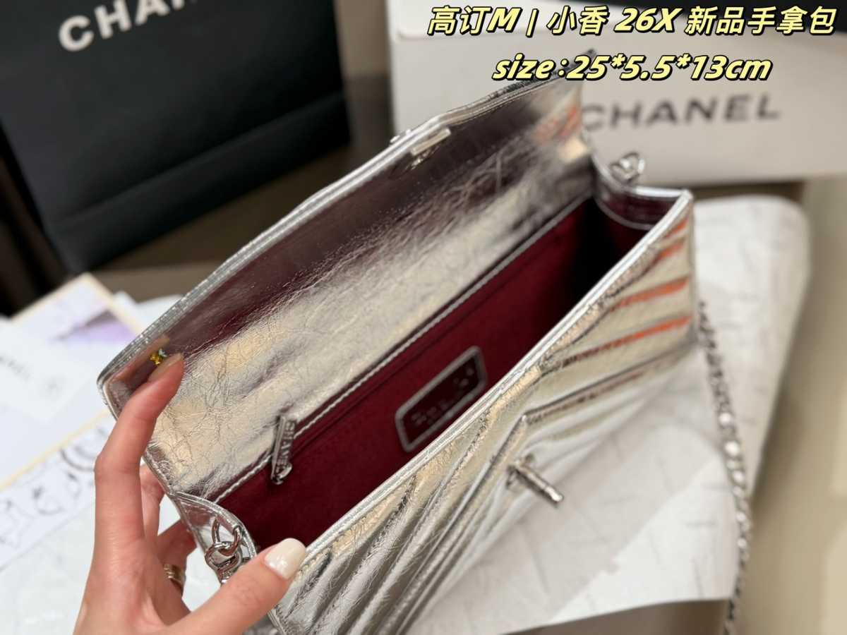 Black/Green Handbag for Women 25*5.5*13cm CEM264