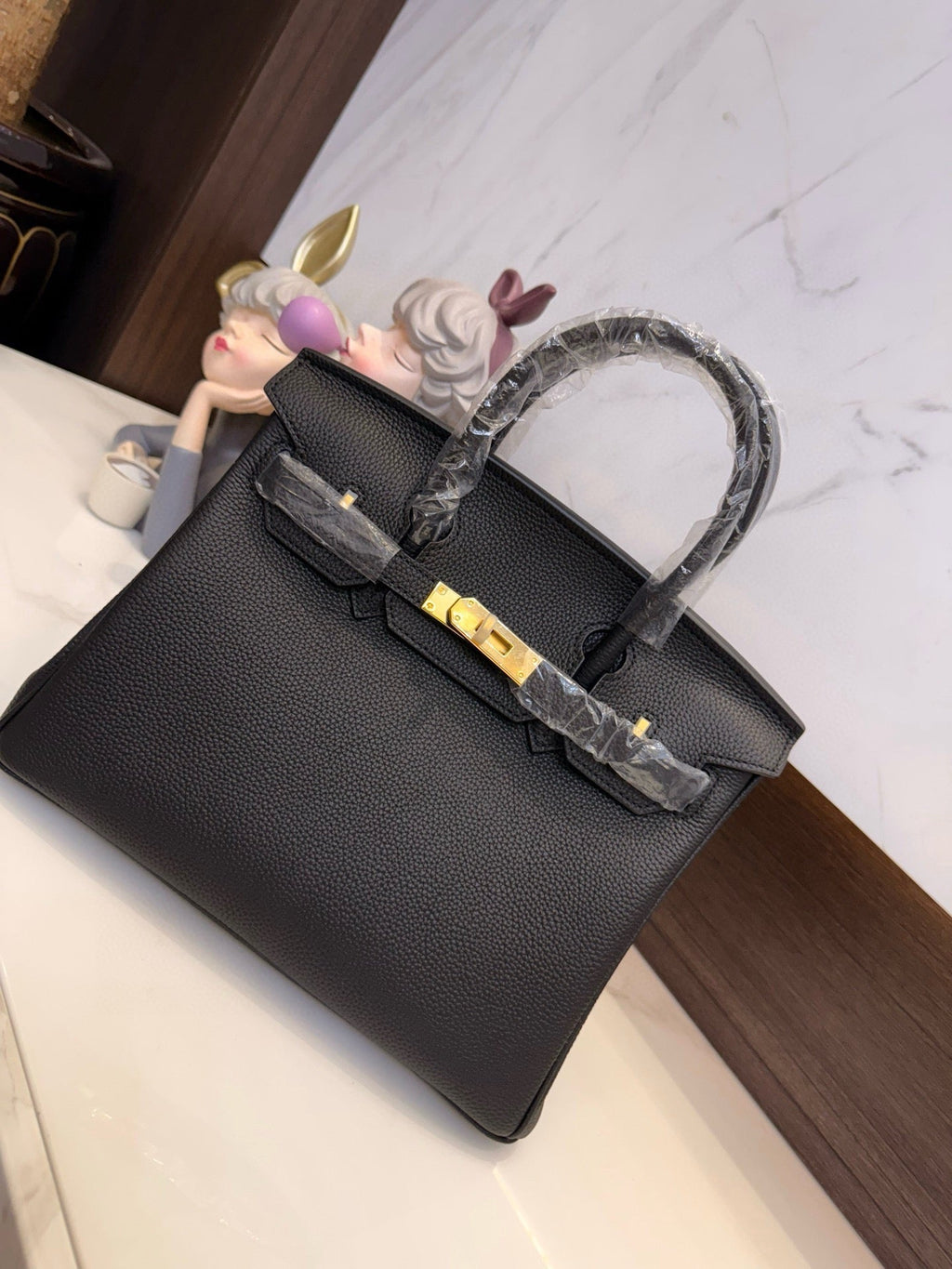 Black Handbag for Women 30cm HEM110