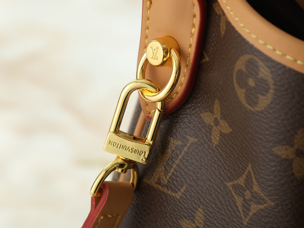 Brown Handbag for Women 31x26.5x14.5cm LEM438