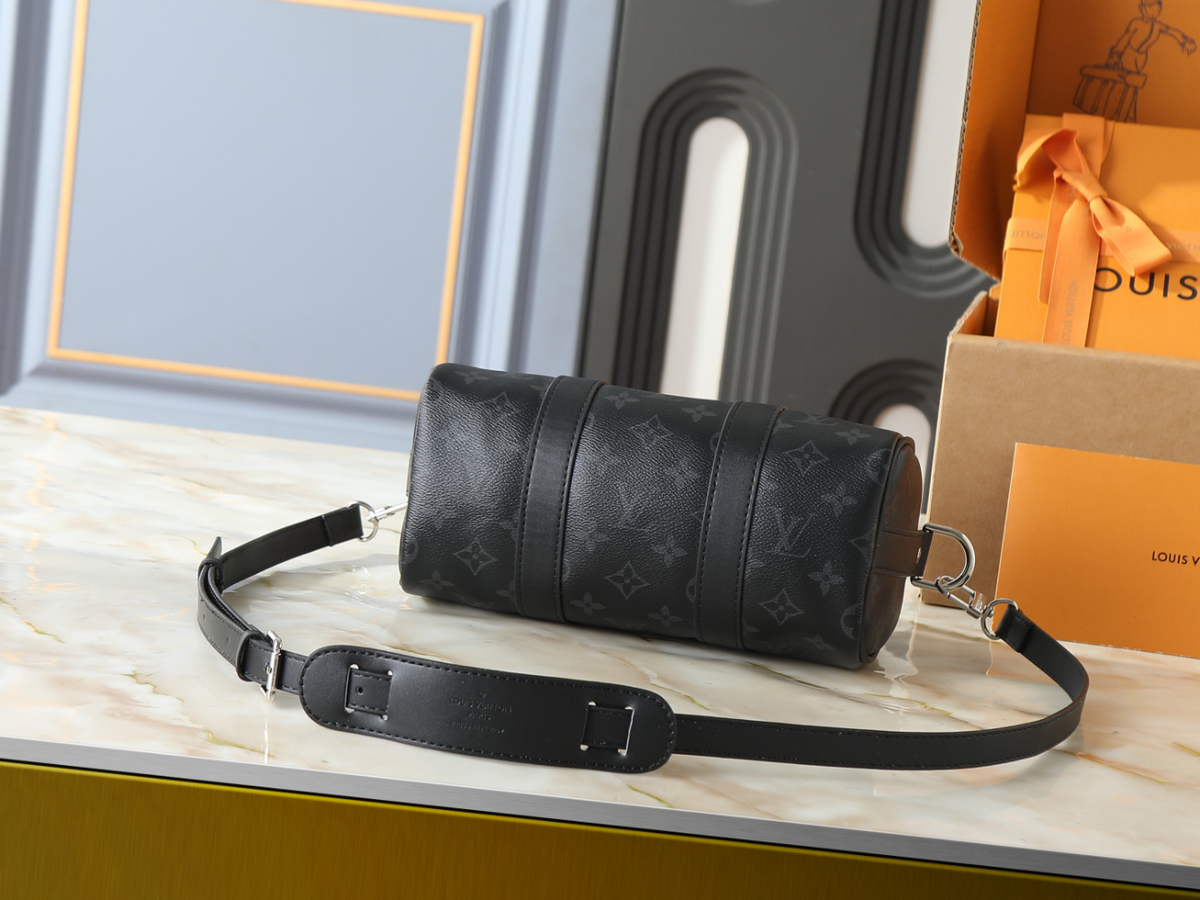 Black/White Handbag for Women 25.0x15.0x11.0cm LEM432