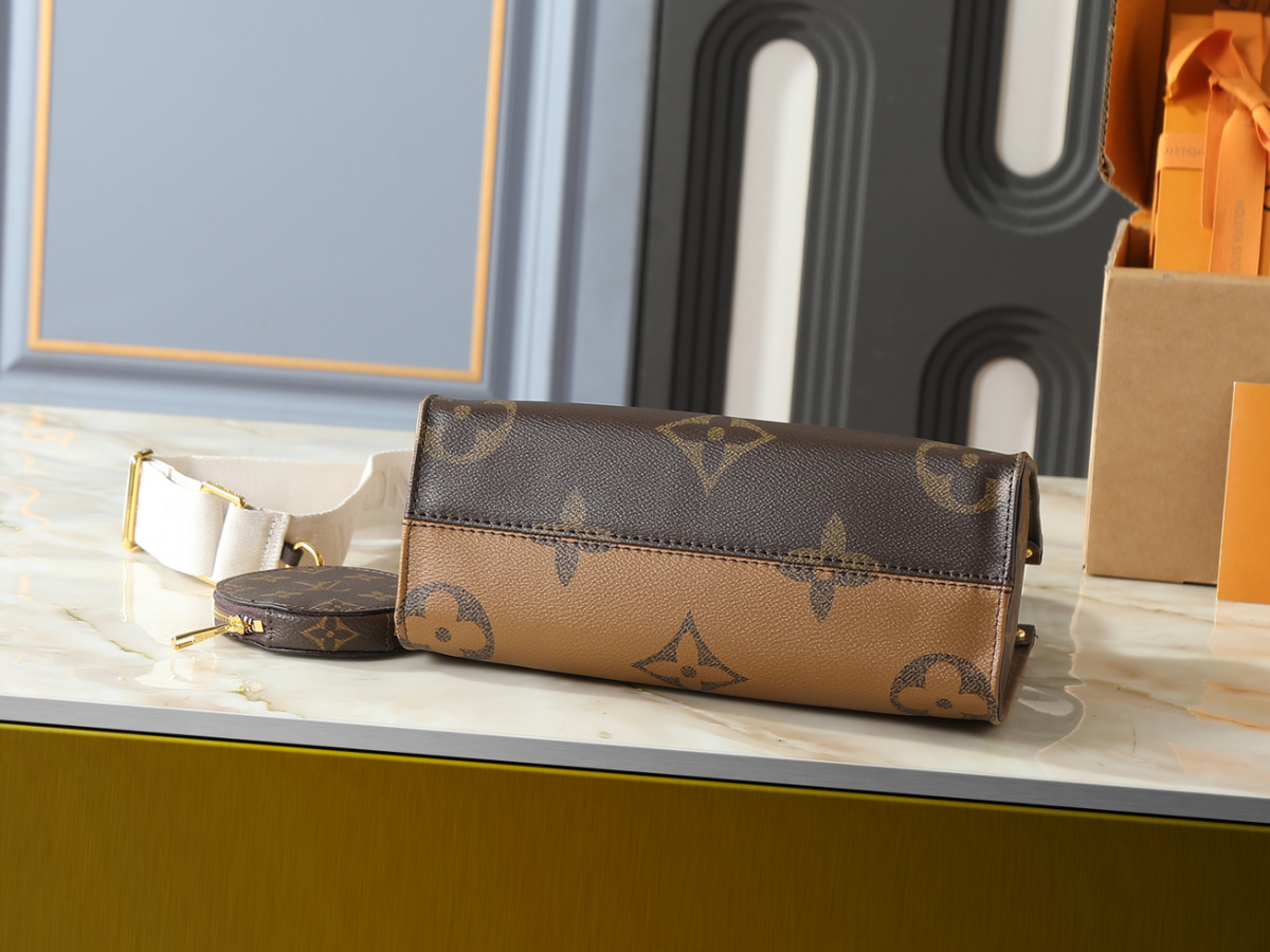 Brown Handbag for Women 41.0x34.0x19.0cm LEM435