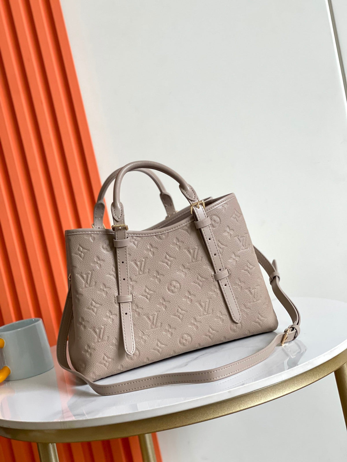 Genuine Leather Crossbody Bag for Women 31.0x21.5x13.0cm LEM360