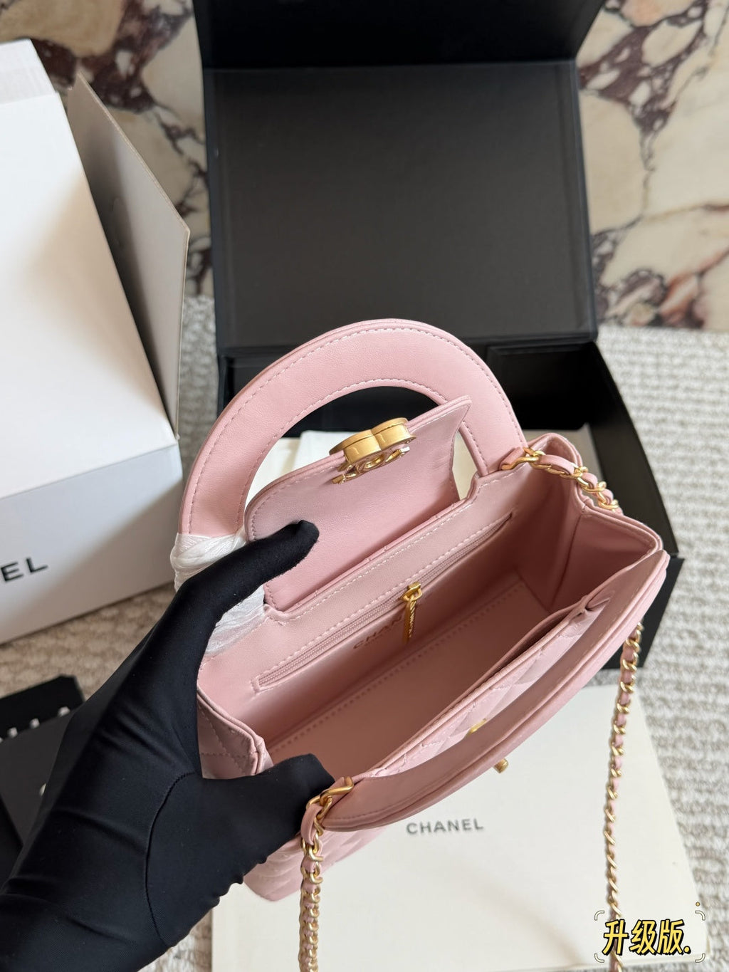 Designer Black/Pink Crossbody Bag for Women CEM247