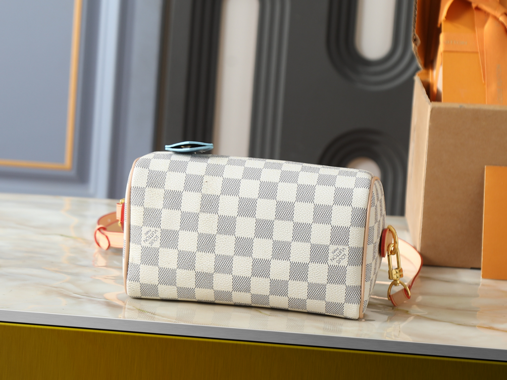 Brown/Blue Bag for Women 20.5x13.5x12.0cm LEM505