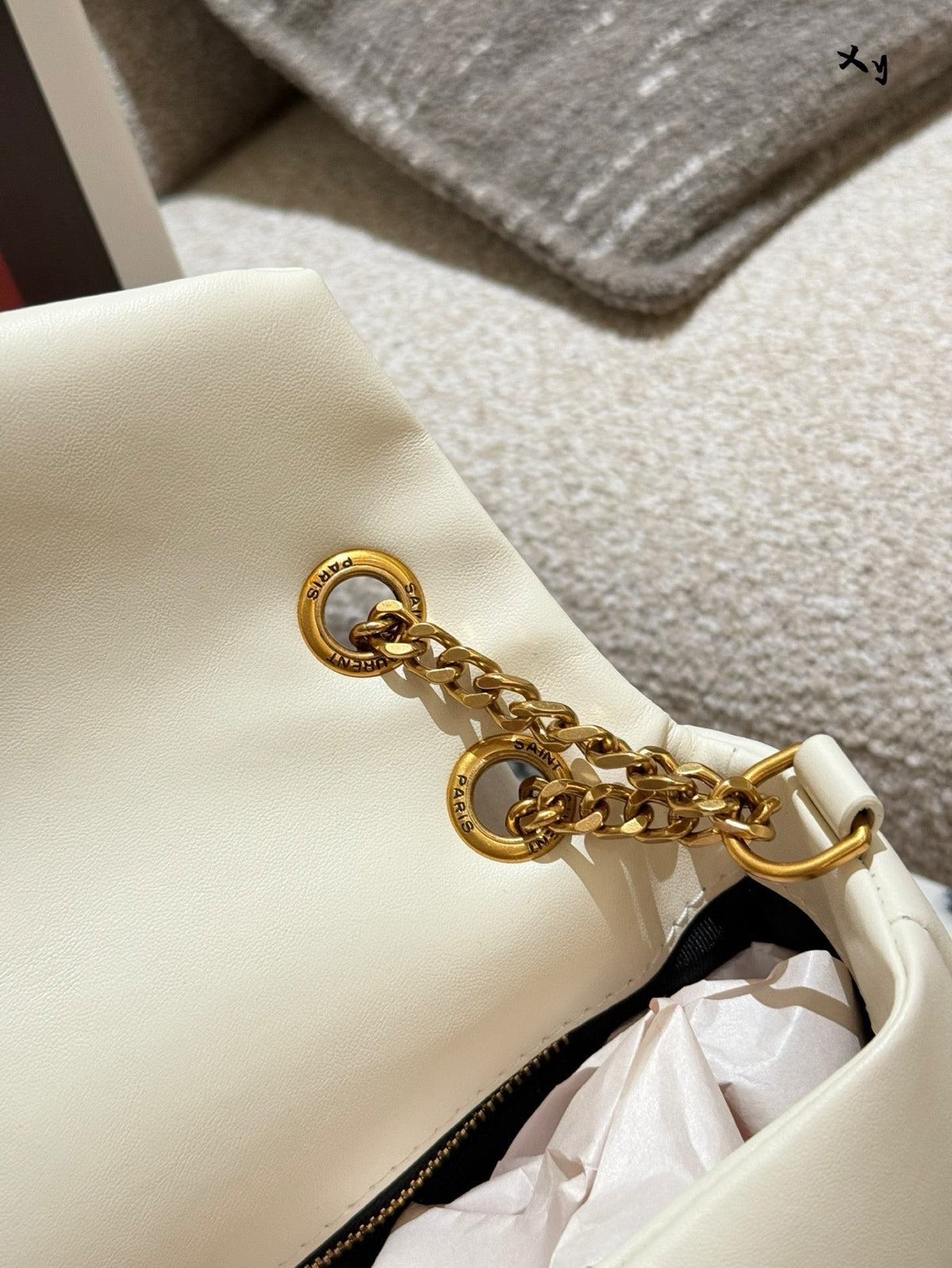 Designer Black/White Shoulder Bag for Women 28cm SEM04