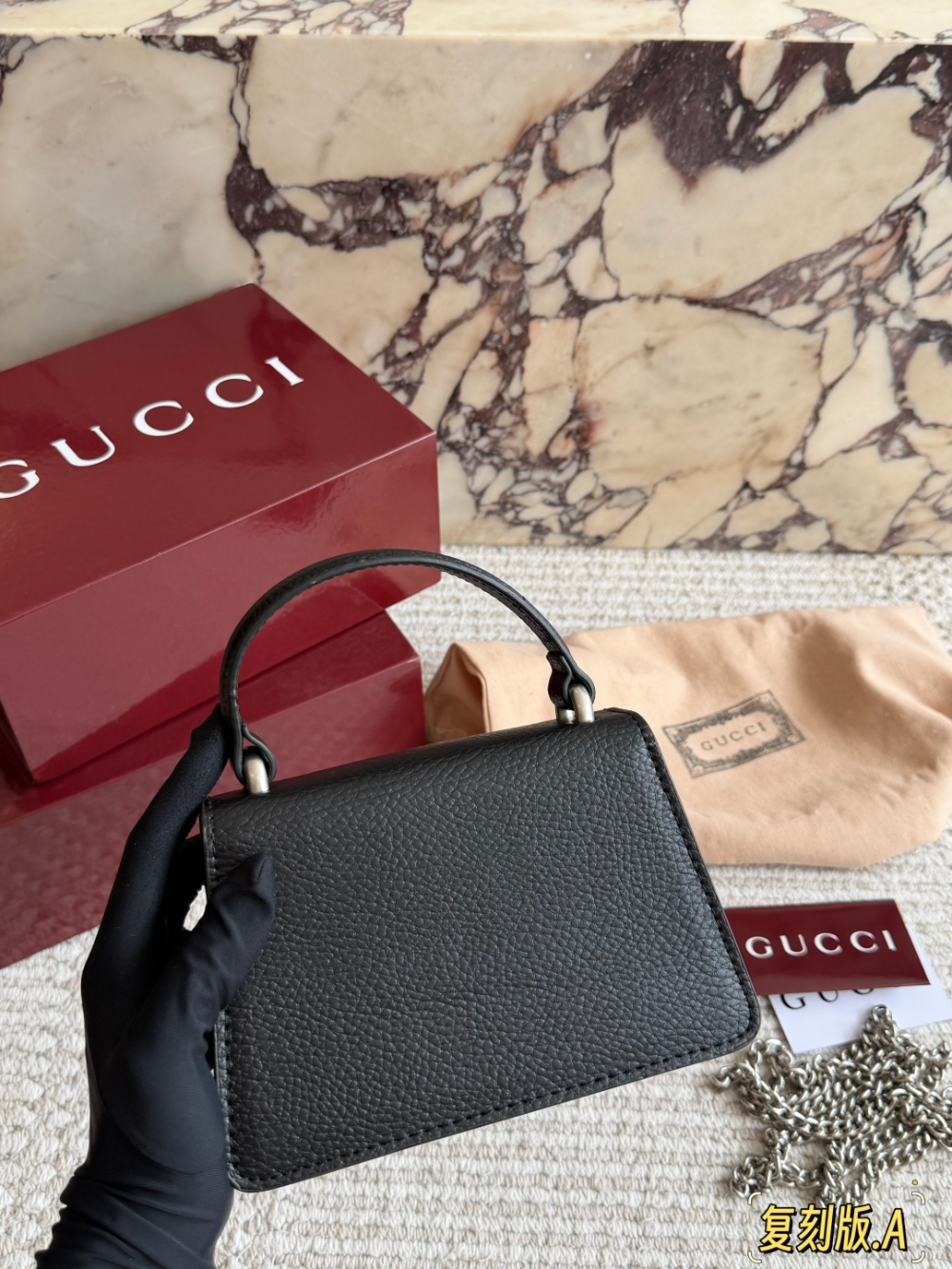 Black/White Bag for Women 18*12cm GEM200