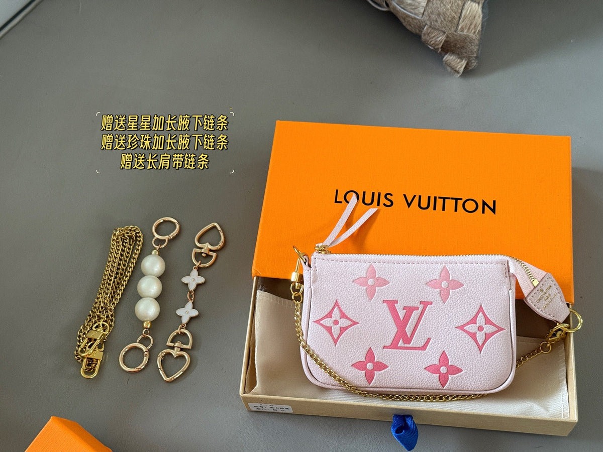 Designer Clash Color Crossbody Bag for Women 10*4cm LEM253