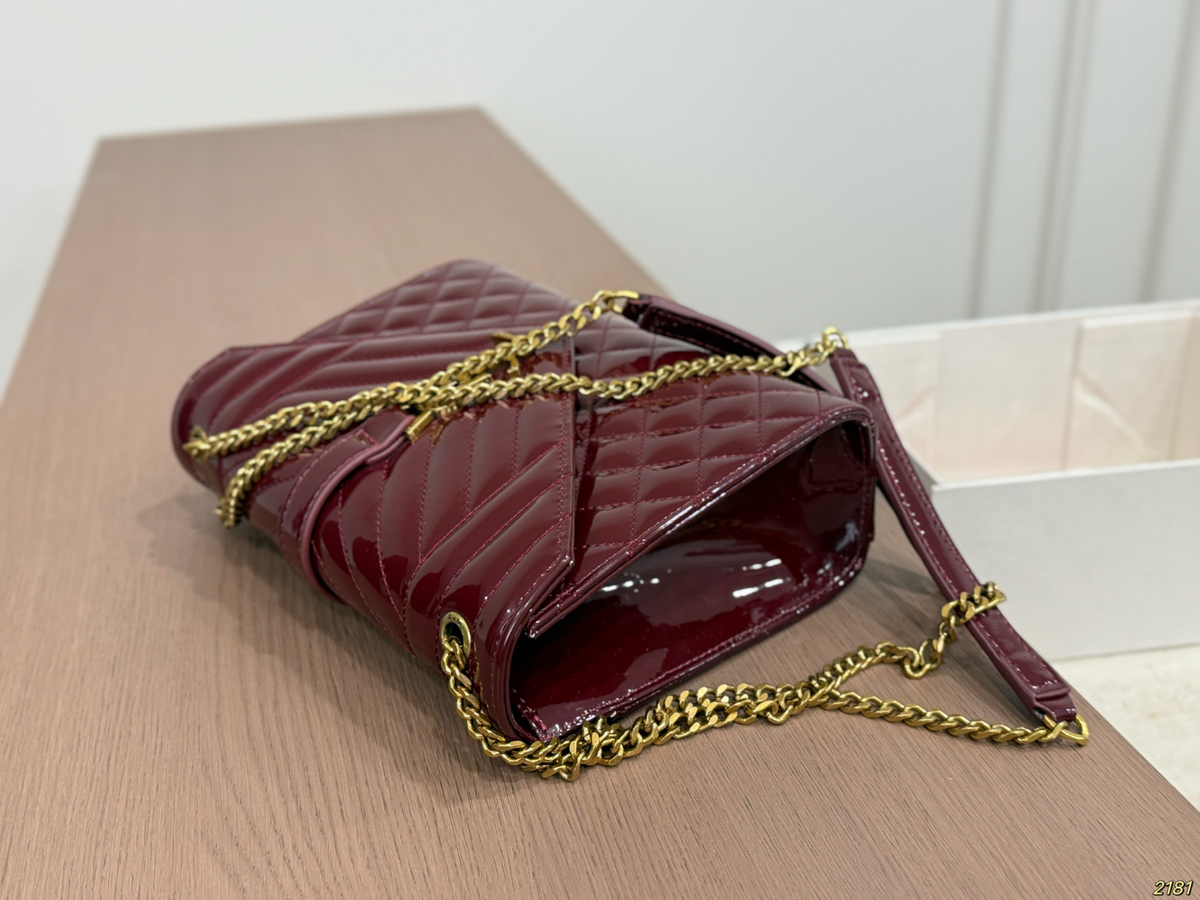 Black/Red Wine Bag for Women YLEM8