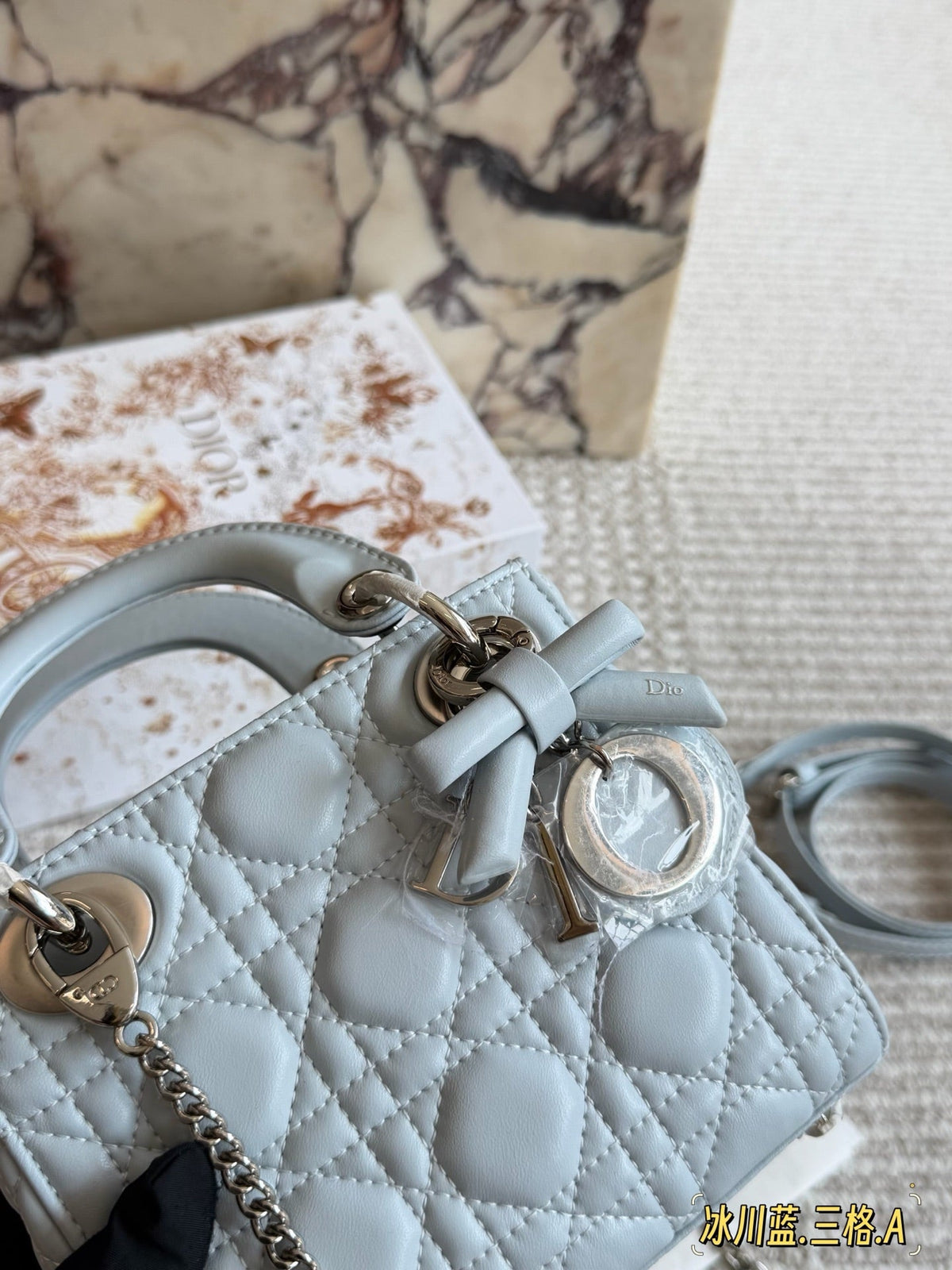 Blue Bag for Women 17cm DEM307