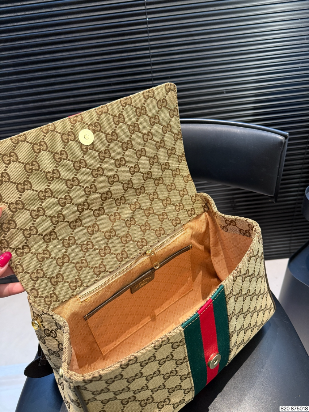 Khaki Handbag for Women 32*25cm GEM163