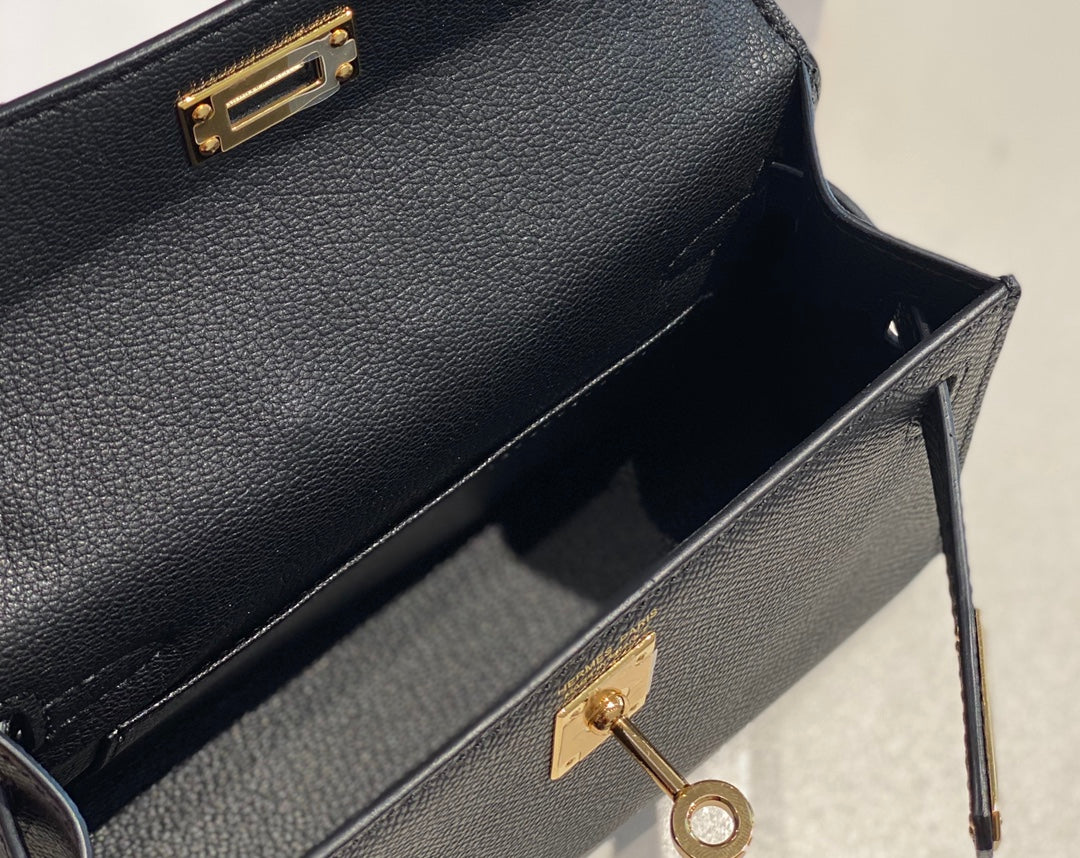 Genuine Leather Crossbody Bag for Women 19cm HEM91TOP