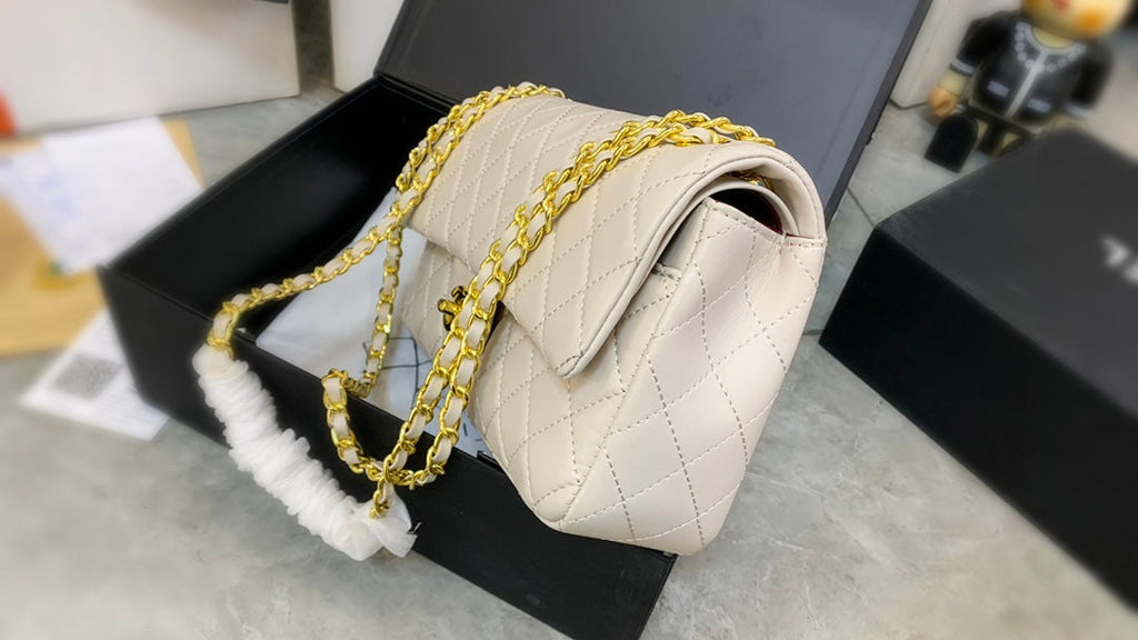 Black/White Bag for Women 26cm CEM37
