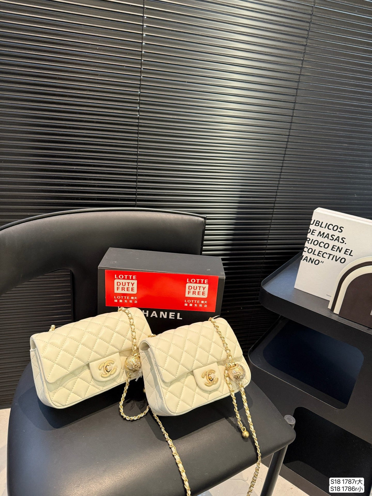 Black/White Bag for Women 20.12cm CEM251