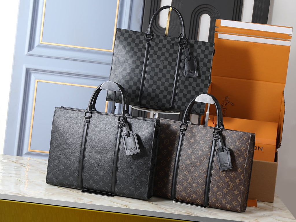 Black/Brown Bag for Women 31*39*8.5cm LEM330