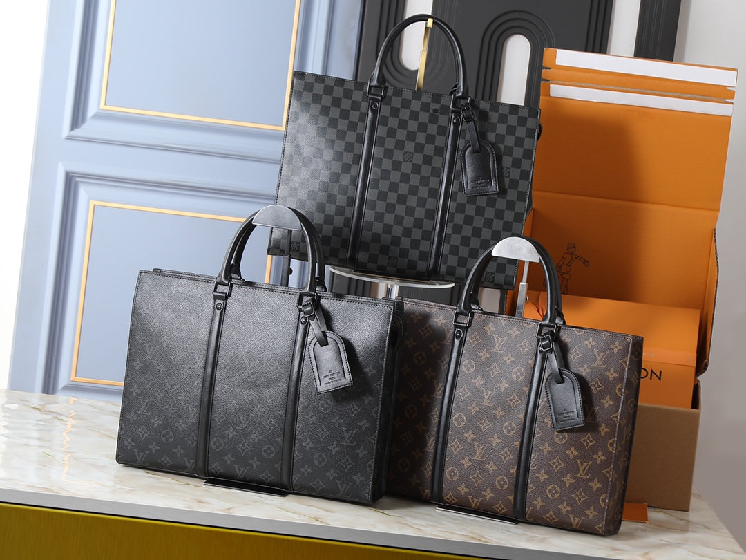 Black/Brown Bag for Women 31*39*8.5cm LEM330