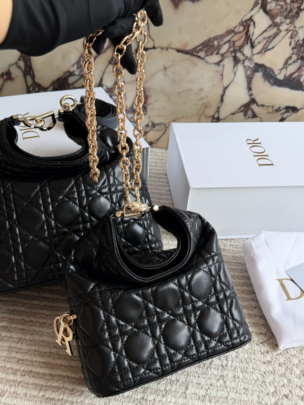 Black/White Bag for Women 24*14cm DEM327