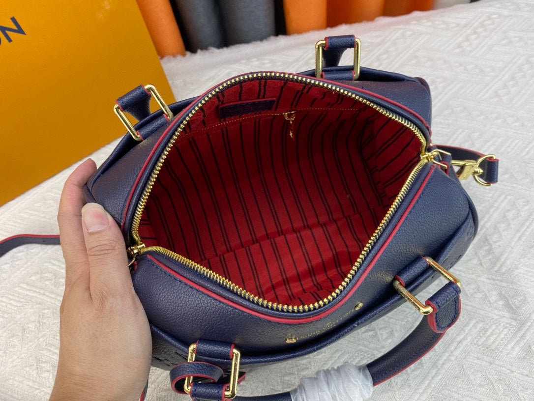 Genuine Leather Crossbody Bag for Women 25*19cm LEM290