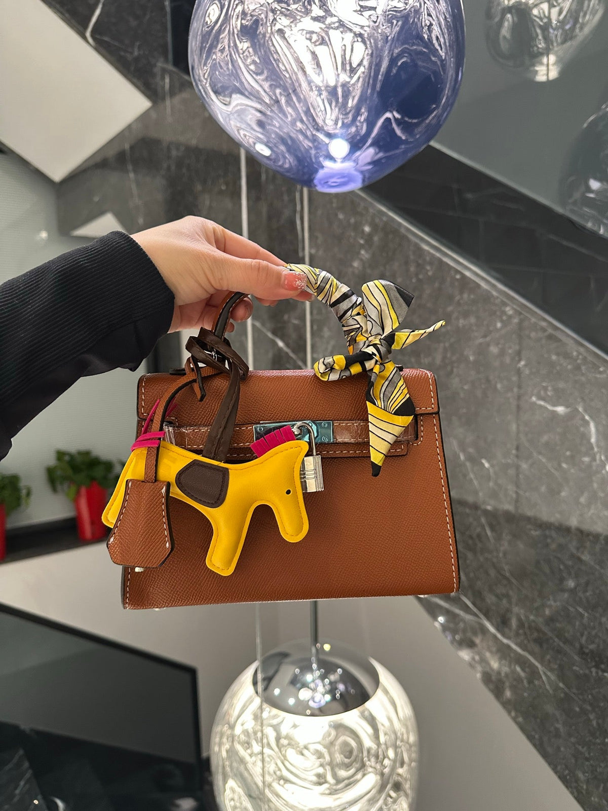 Designer Genuine Leather Crossbody Bag for Women 20cm HEM95