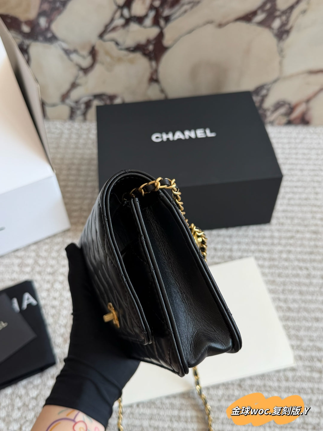 Designer Black Crossbody Bag for Women 20*13cm CEM246