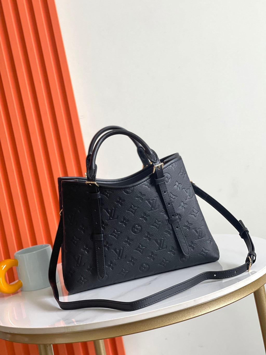 Genuine Leather Crossbody Bag for Women 31.0x21.5x13.0cm LEM360