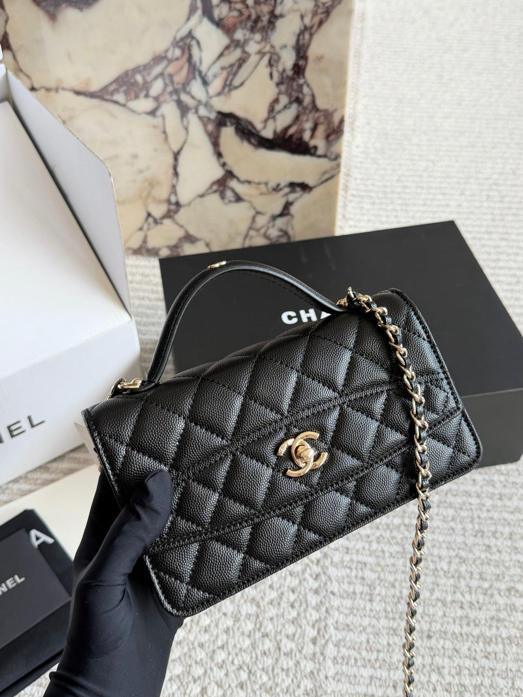 Black Handbag for Women 19x10cm CEM282