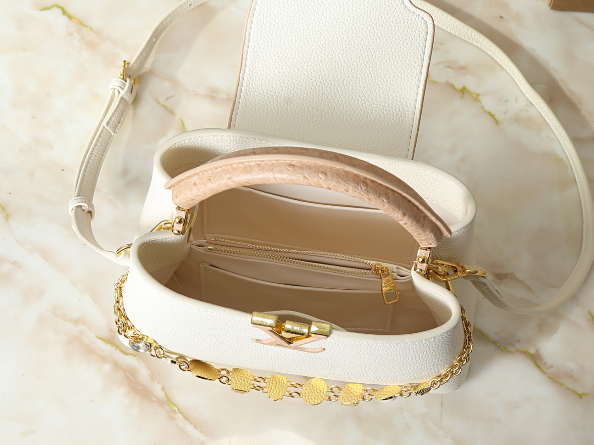 White Bag for Women 27.0x17.3x9.0cm LEM511