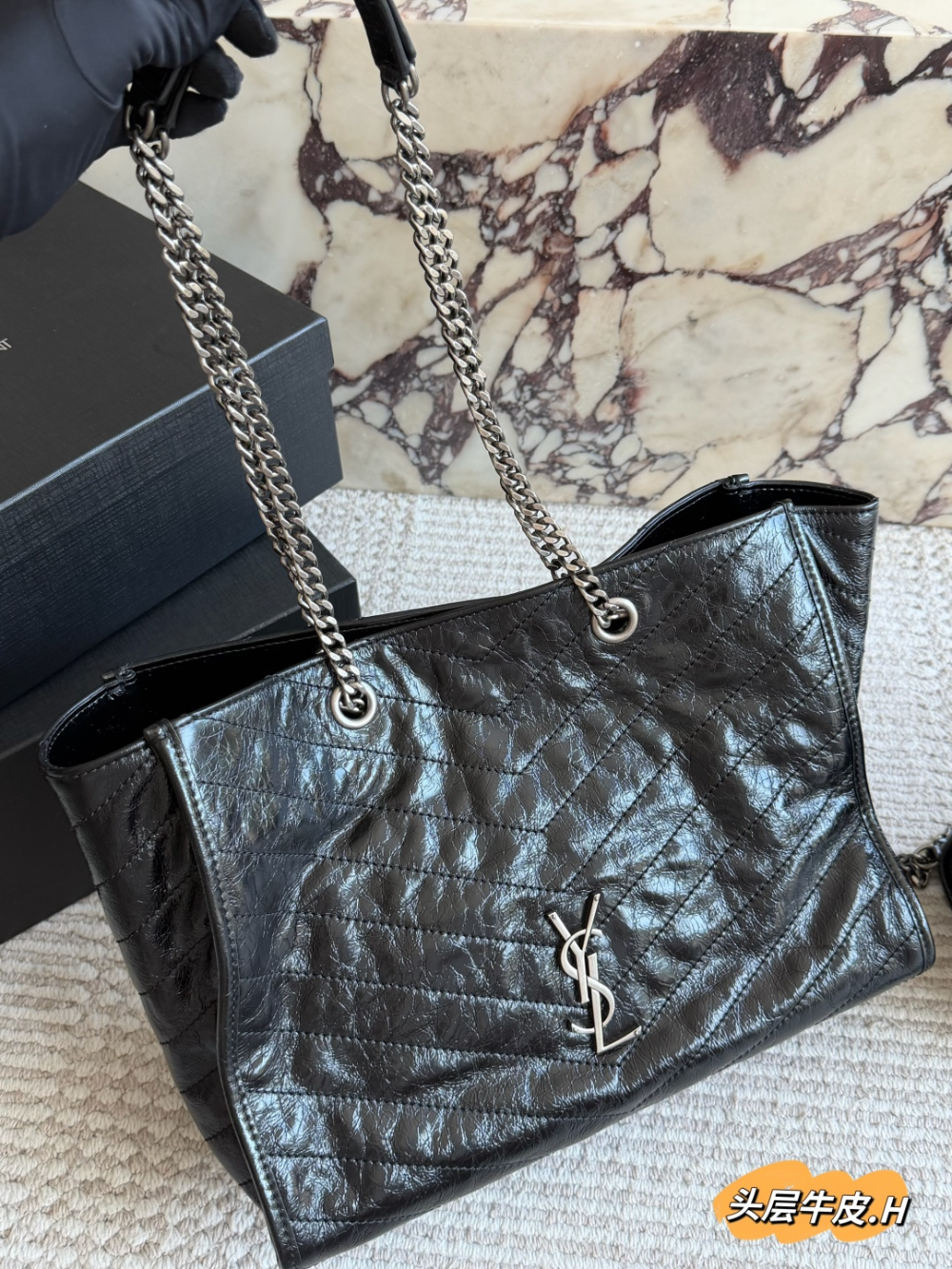 Black Handbag for Women 34*27cm SEM14