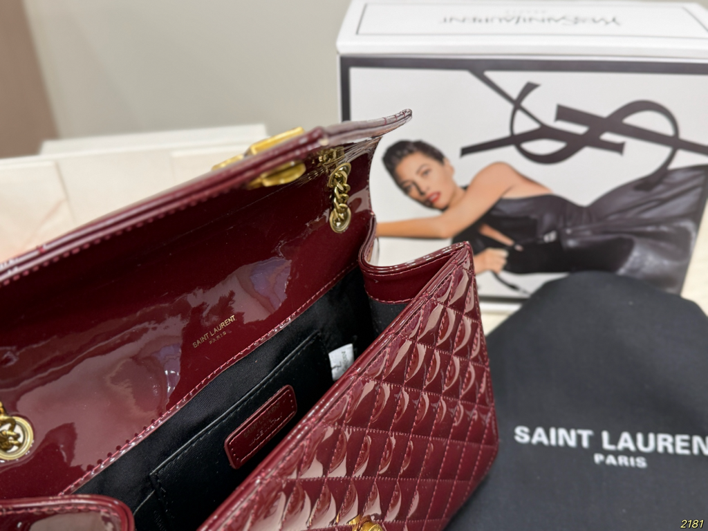 Black/Red Wine Bag for Women YLEM8