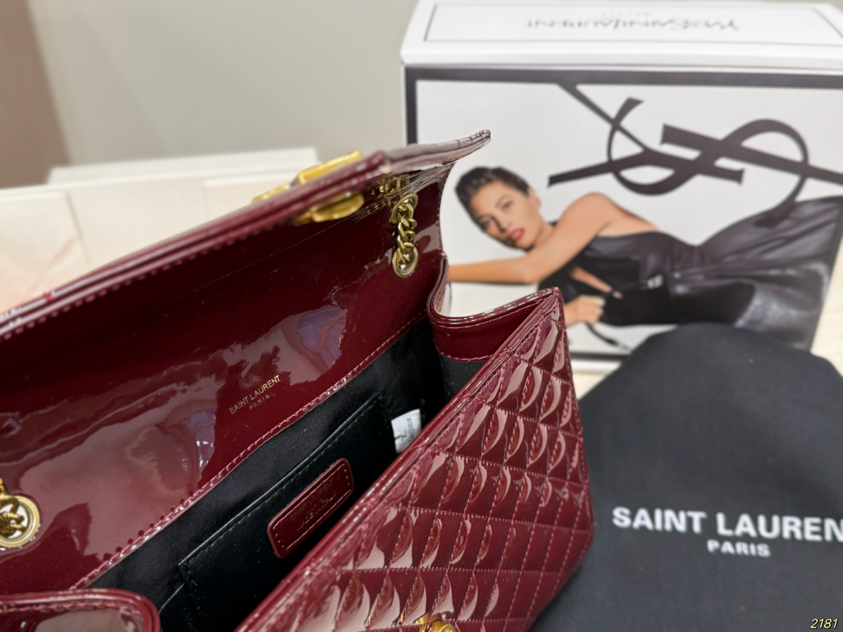 Black/Red Wine Bag for Women YLEM8