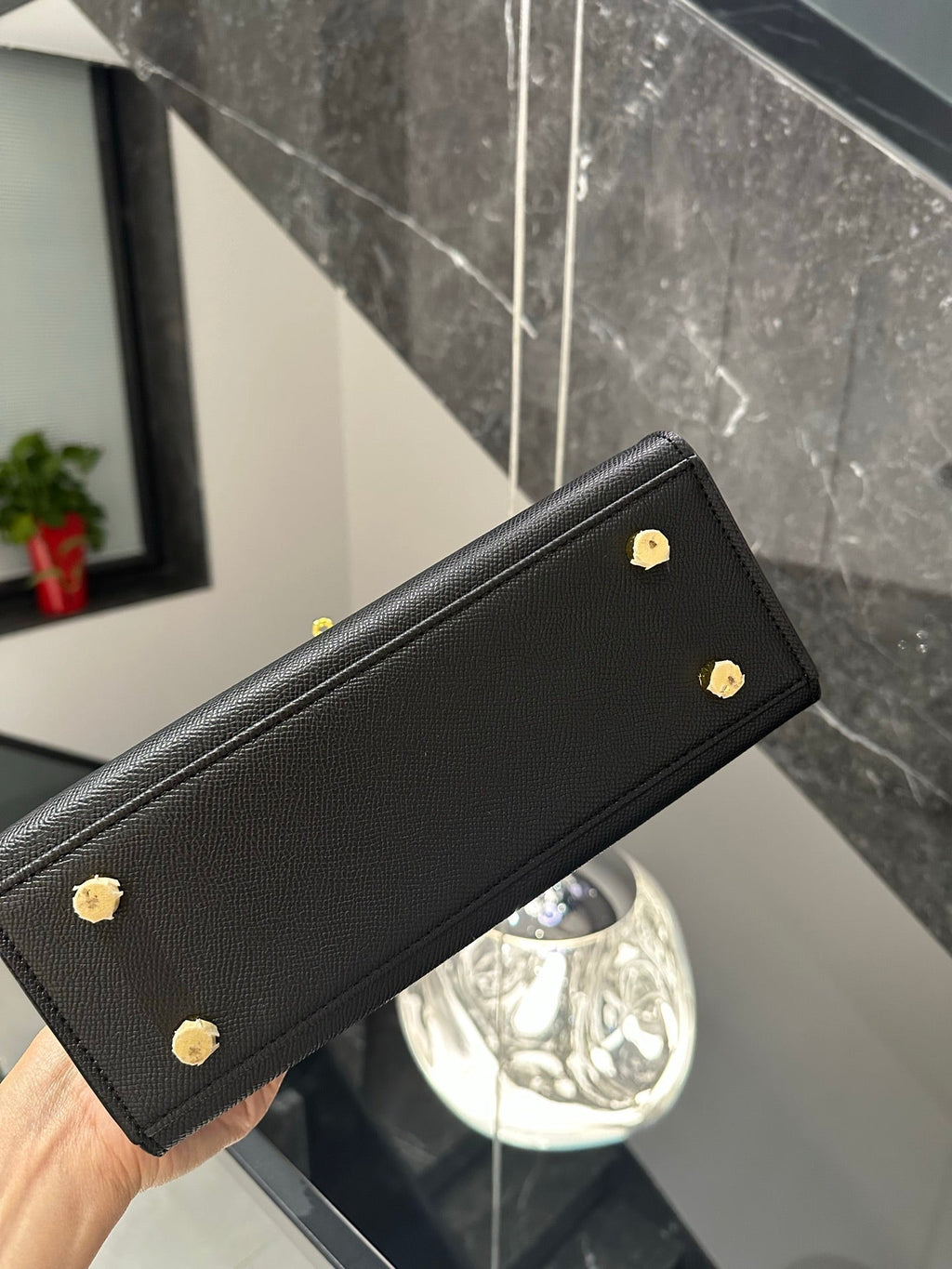Designer Genuine Leather Crossbody Bag for Women 25cm HEM96